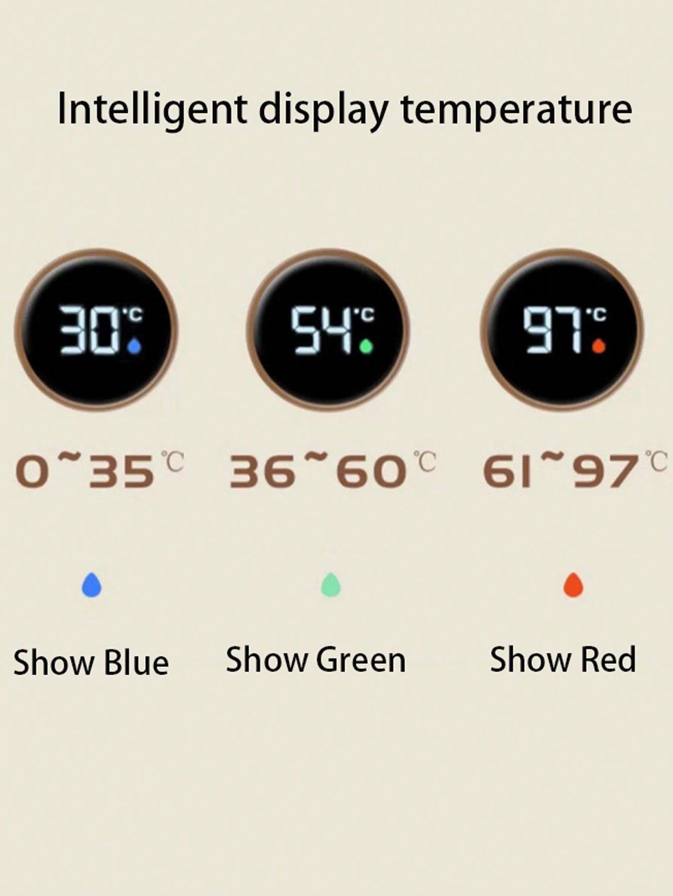 IntelliCup - Tasse À Café Isolée avec Mesure de Température Intelligente - SQWITY