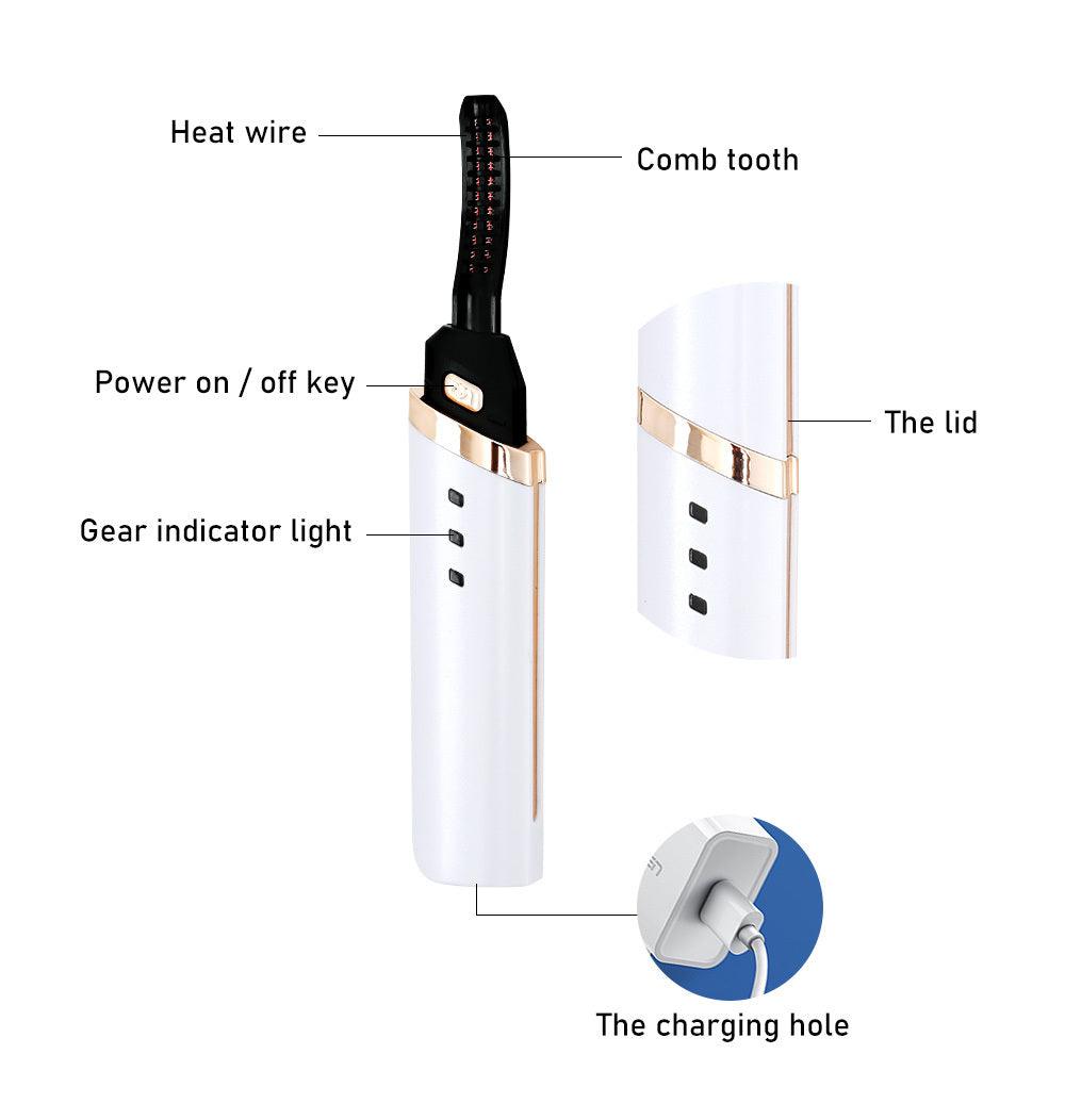 SwiftCurl - Recourbe-cils Électrique Durable et Portable - SQWITY